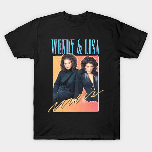 Wendy & Lisa / Retro Fan Design T-Shirt by DankFutura